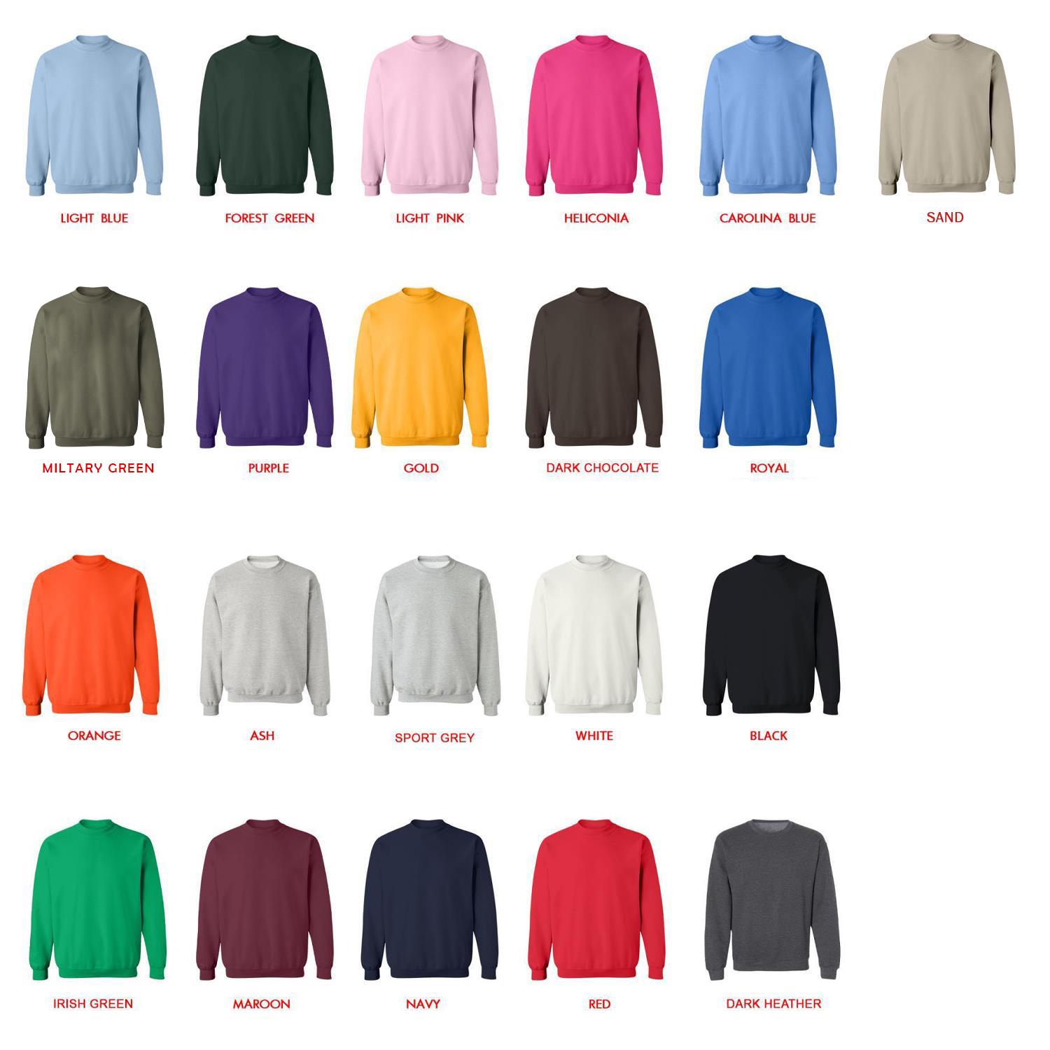 sweatshirt color chart - Re Zero Shop