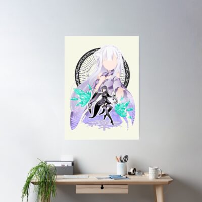 Alternative view of Emilia Re Zero Poster