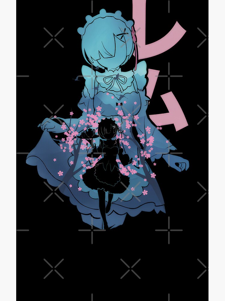 Re Zero Rem Pretty Shower Curtain - Image 2