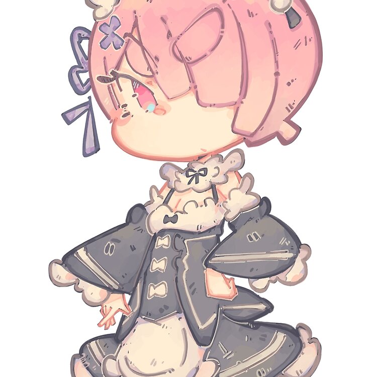 Re Zero Ram Chibi Tote Bag - Image 2