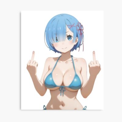 Re Zero Rem Waifu Poster
