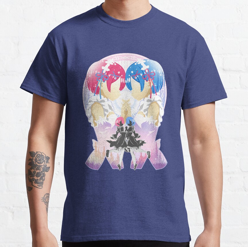 Rem Ram Re Zero T-Shirt - Image 3