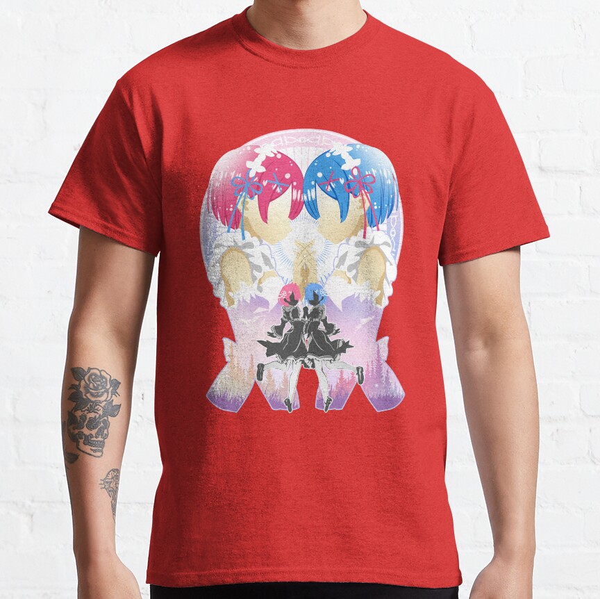Rem Ram Re Zero T-Shirt - Image 2