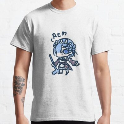 Re Zero Rem Chibi Sticker T-shirt