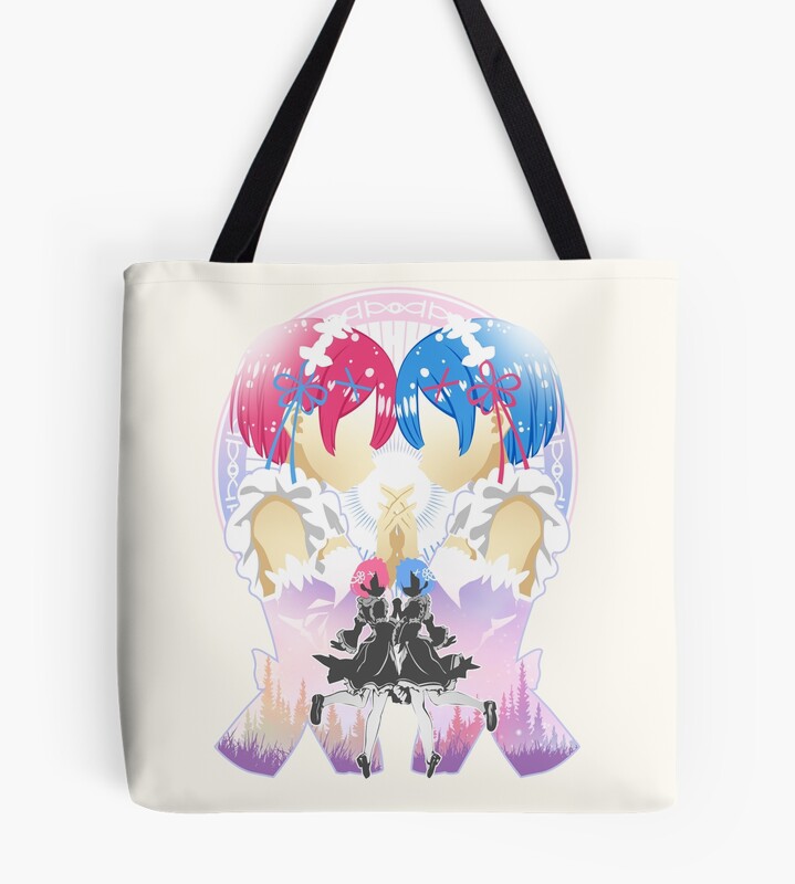 Rem Ram Re Zero Tote Bag