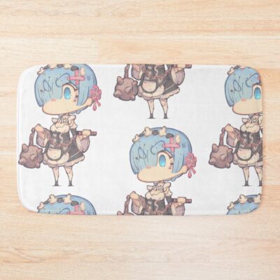 Re Zero Rem Chibi Bath Mat