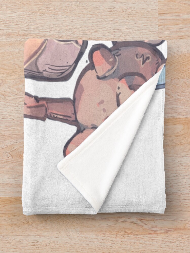 Re Zero Rem Chibi Throw Blanket - Image 2
