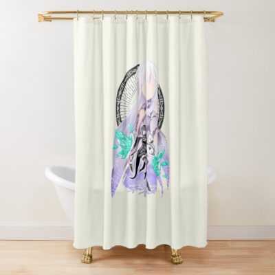 Emilia Re Zero Shower Curtain