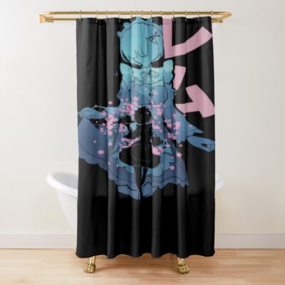 Re Zero Rem Pretty Shower Curtain