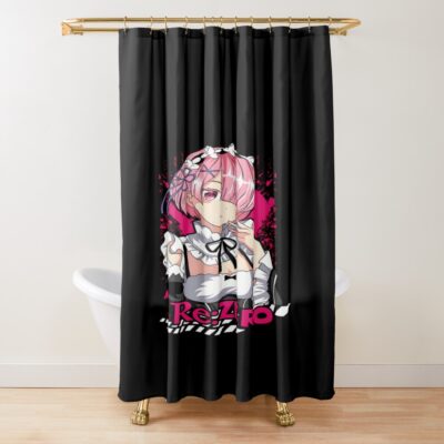 Re Zero Ram Cute Shower Curtain