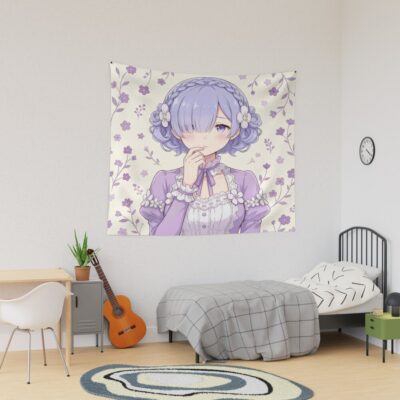 Re Zero Rem Lovely Tapestry