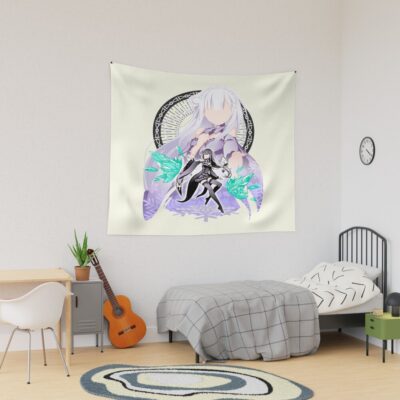 Emilia Re Zero Tapestry
