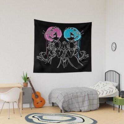 Ram Rem Re Zero Tapestry