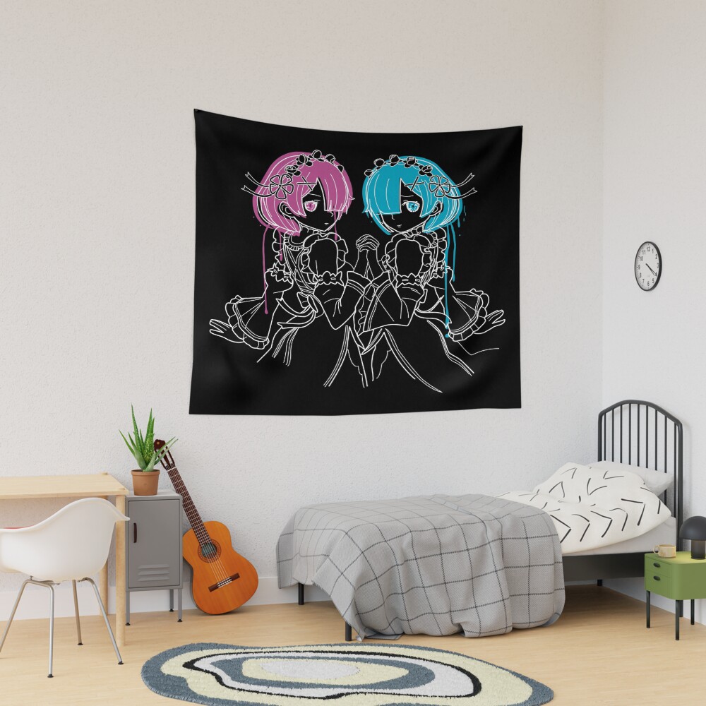 Ram Rem Re Zero Tapestry